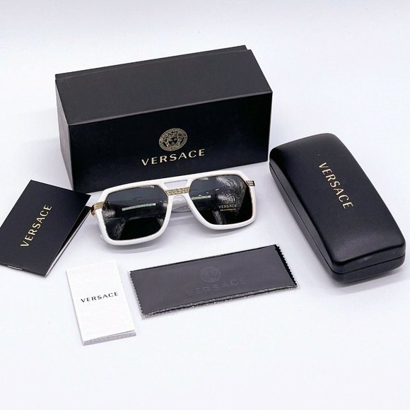 Ladies Versace White 58mm Sunglasses main image 8